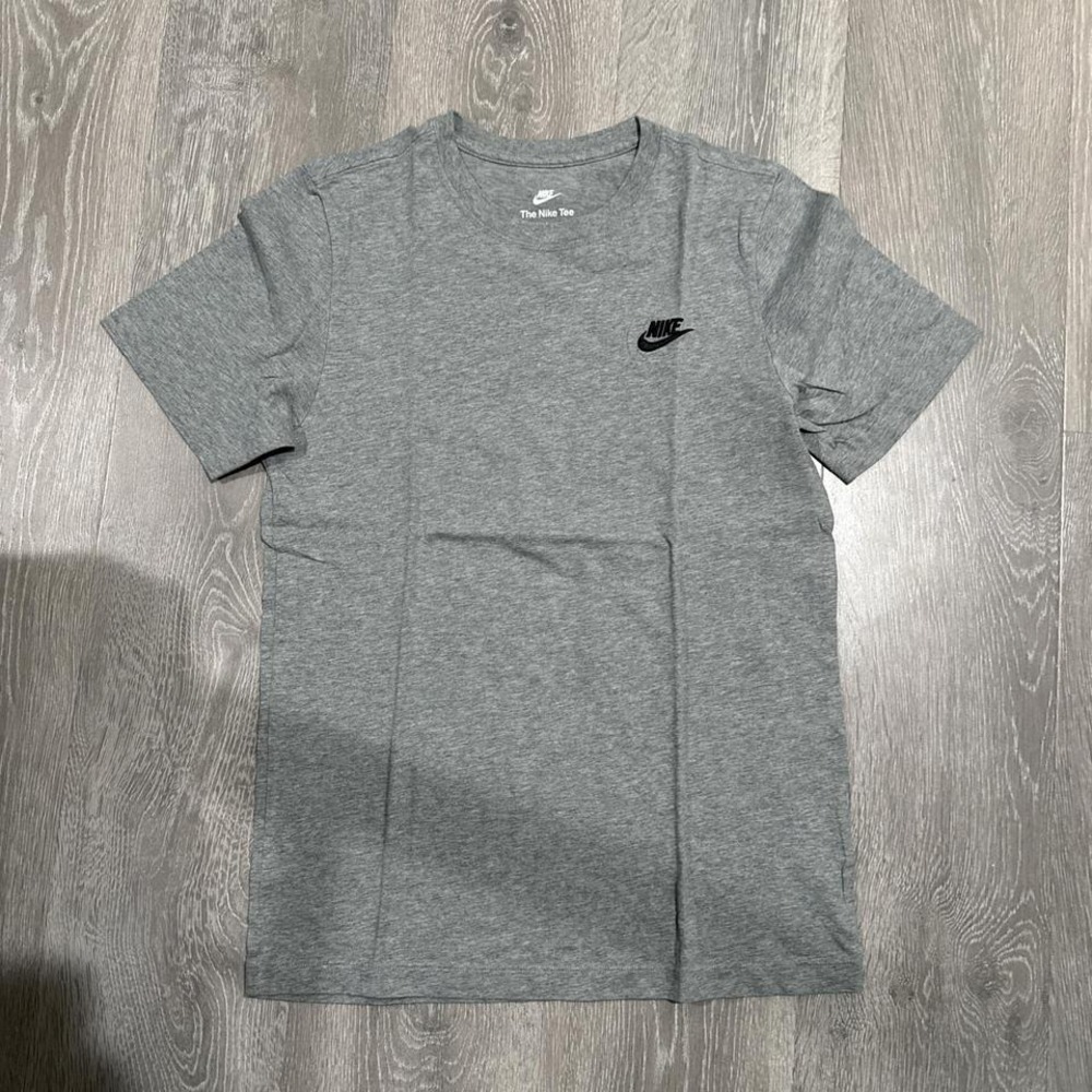 Grey Nike cotton streetwear tee